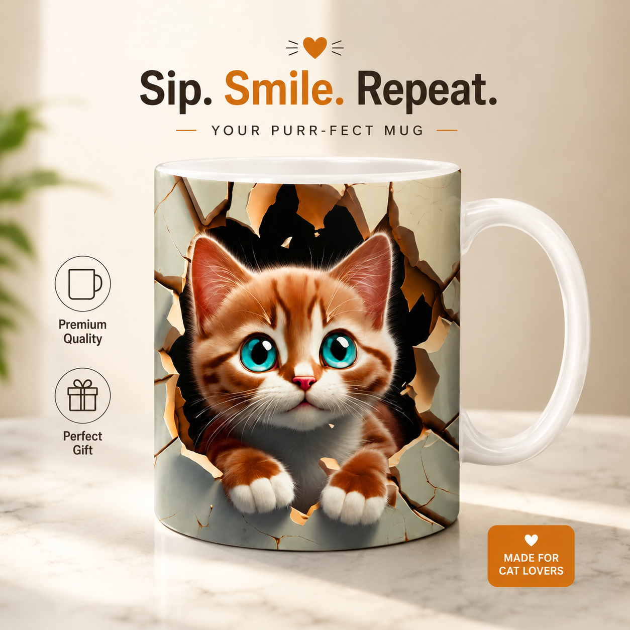 Customized Printed Magic Mug – Black